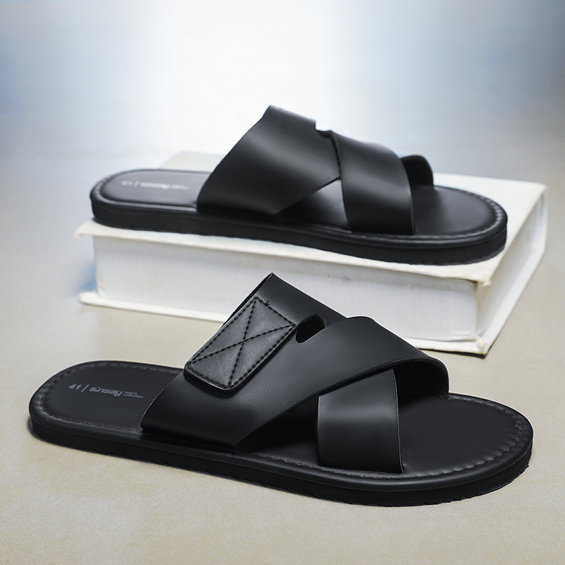 Street Fashion Korean - Men's Slippers 2026 New Summer Leisure