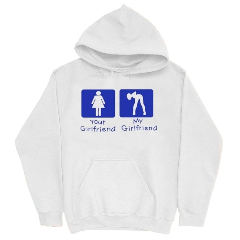 Your Girl Vs My Girl Hoodie Fa - огляд і ціна Street Fashion Vs High Fashion