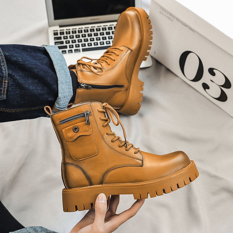 2025 Trend Men Boots Sneakers  - огляд і ціна Street Fashion Punk