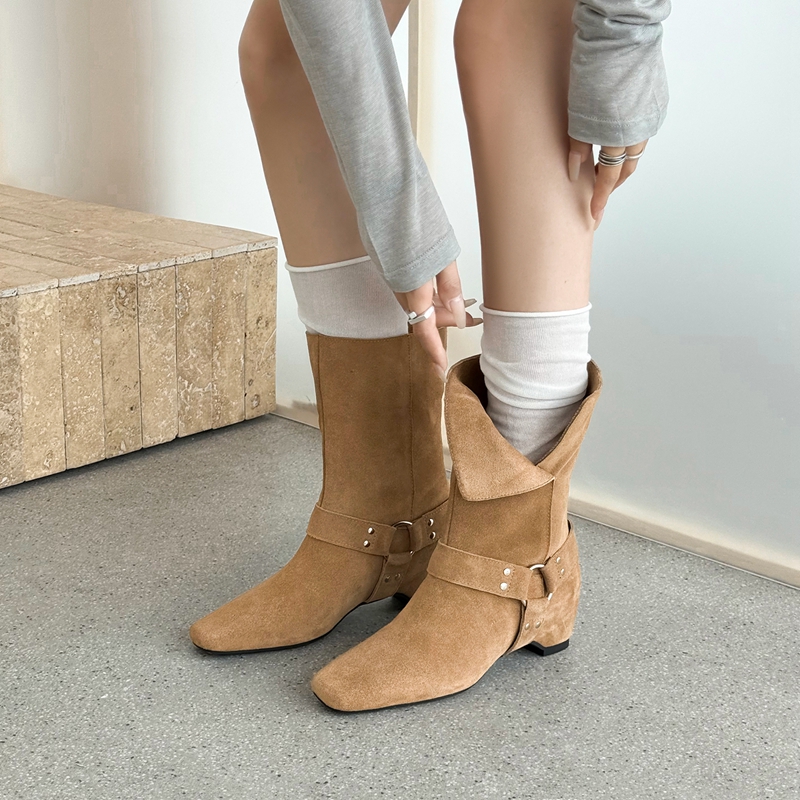 Women's Suede Slouchy Ankle Bo - огляд і ціна Street Fashion Look
