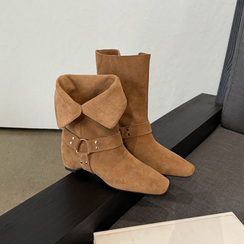 Women's Suede Slouchy Ankle Bo - огляд і ціна Street Fashion Look