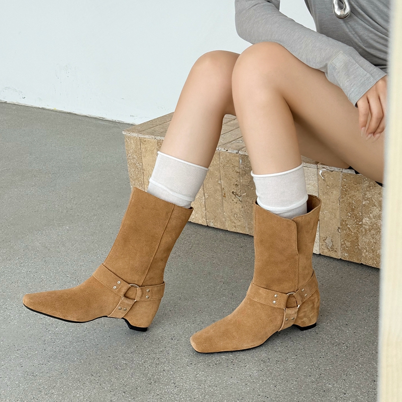 Women's Suede Slouchy Ankle Bo - огляд і ціна Street Fashion Look