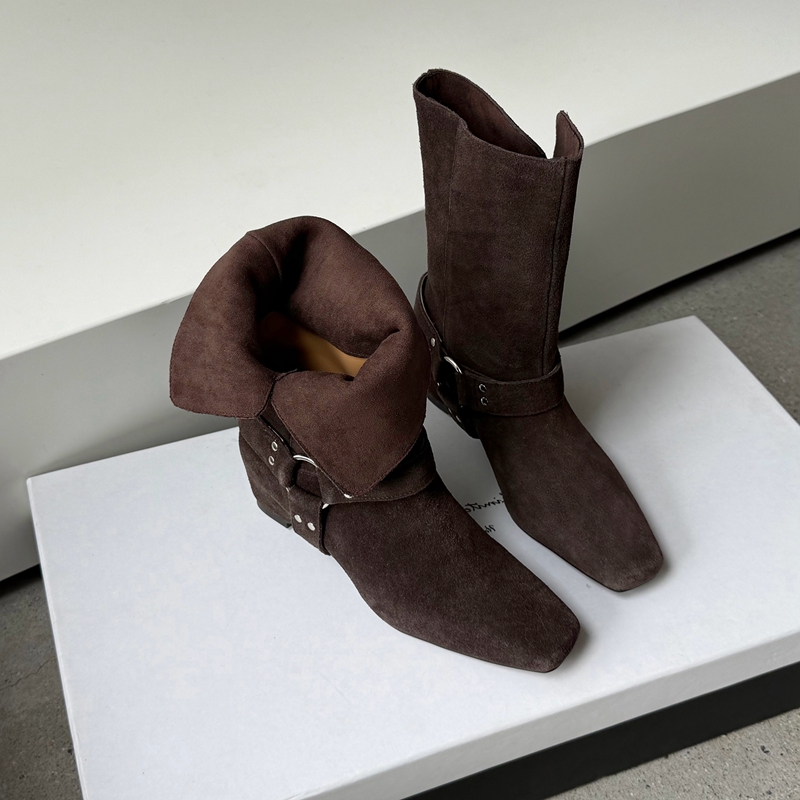 Women's Suede Slouchy Ankle Bo - огляд і ціна Street Fashion Look