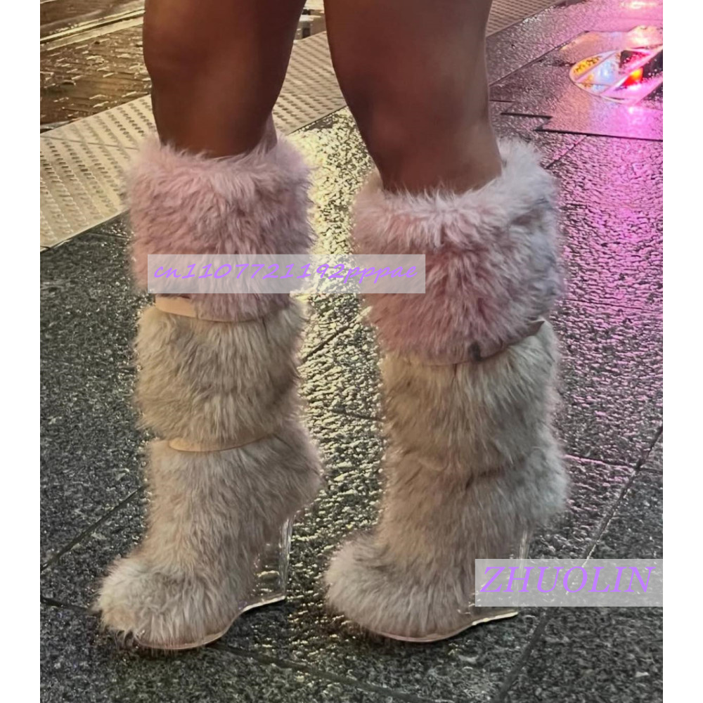Winter Gradient Furry Transpar - огляд і ціна Street Fashion Punk