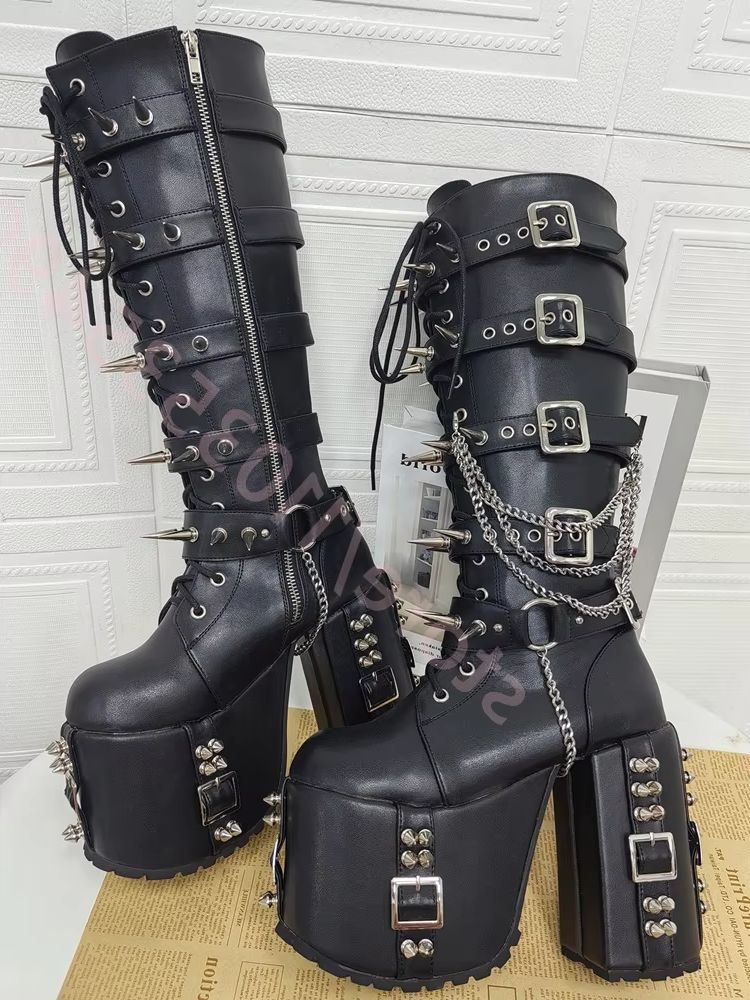 Punk-Style Platform Motorcycle - огляд і ціна Street Fashion Punk