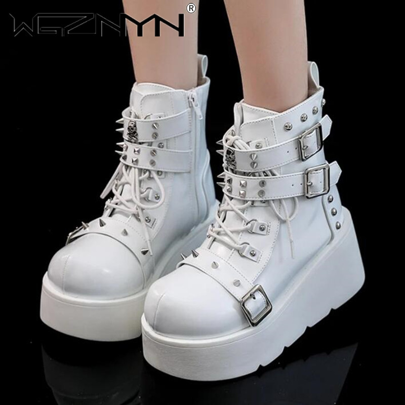 NEW Ladies Wedges High Heels B - огляд і ціна Street Fashion Punk