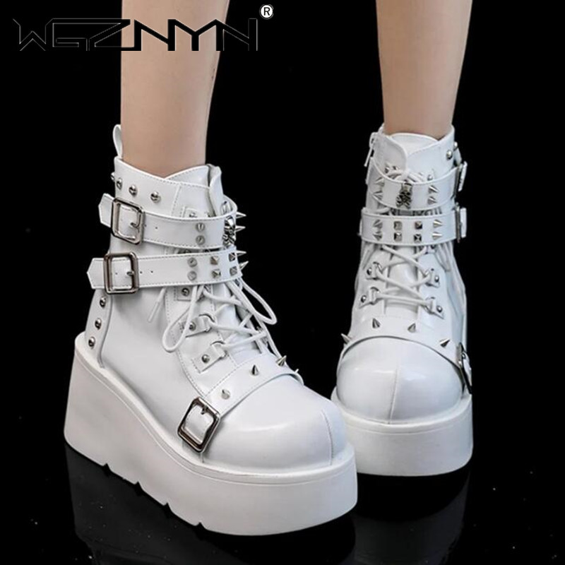 NEW Ladies Wedges High Heels B - огляд і ціна Street Fashion Punk