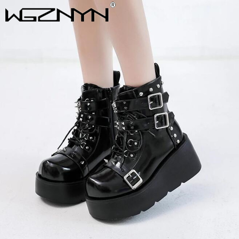 NEW Ladies Wedges High Heels B - огляд і ціна Street Fashion Punk