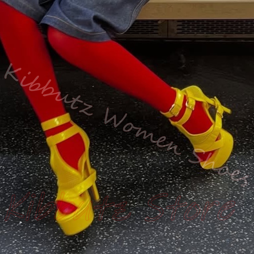 Women Mesh Platform Stiletto S - огляд і ціна Street Fashion Punk