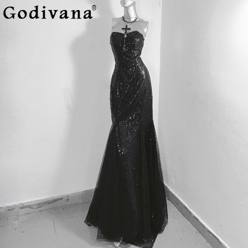 Original Gothic Sequin Floor L - огляд і ціна Japanese Street Fashion Female