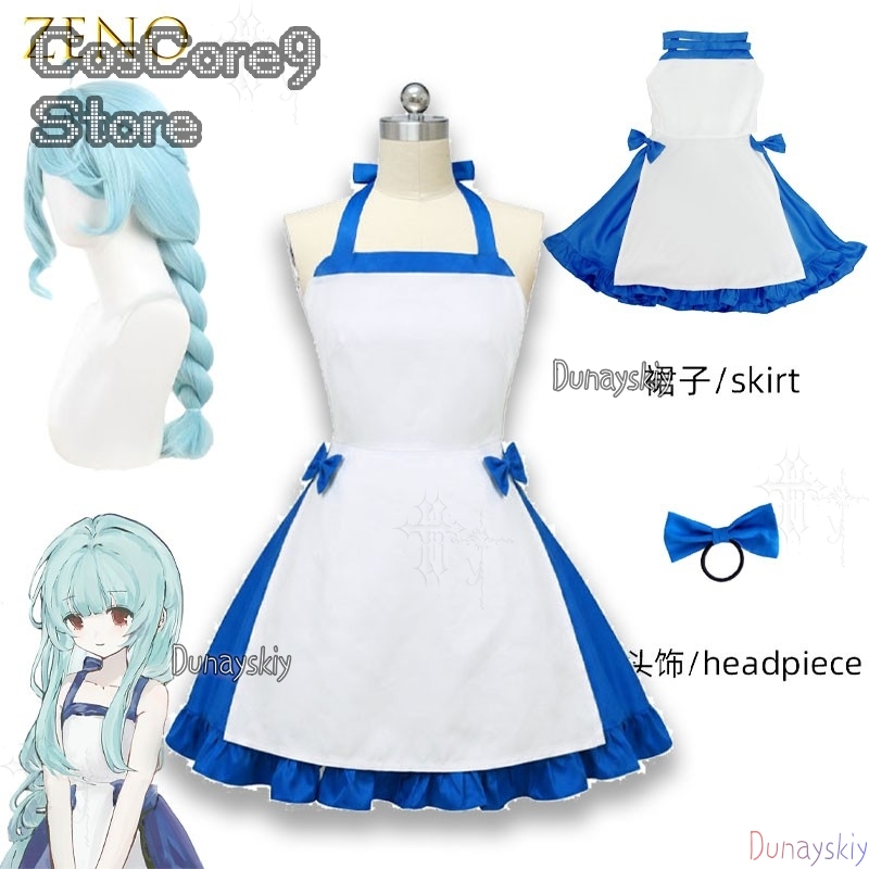 Blue Character Dress Zeno Summ - огляд і ціна Japanese Street Fashion Female