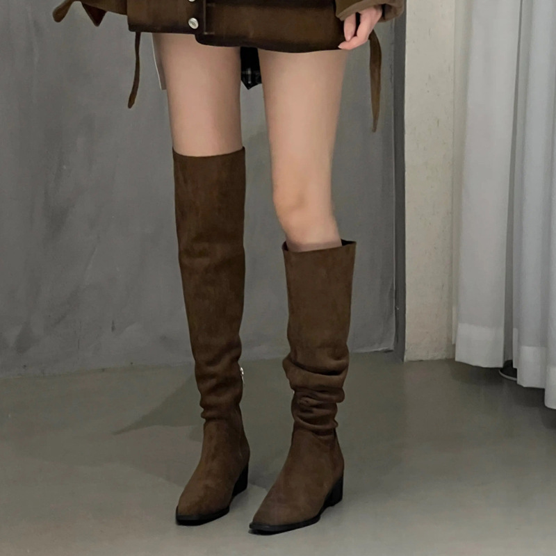 Women Elastic Slimming Suede L - огляд і ціна Street Fashion Female