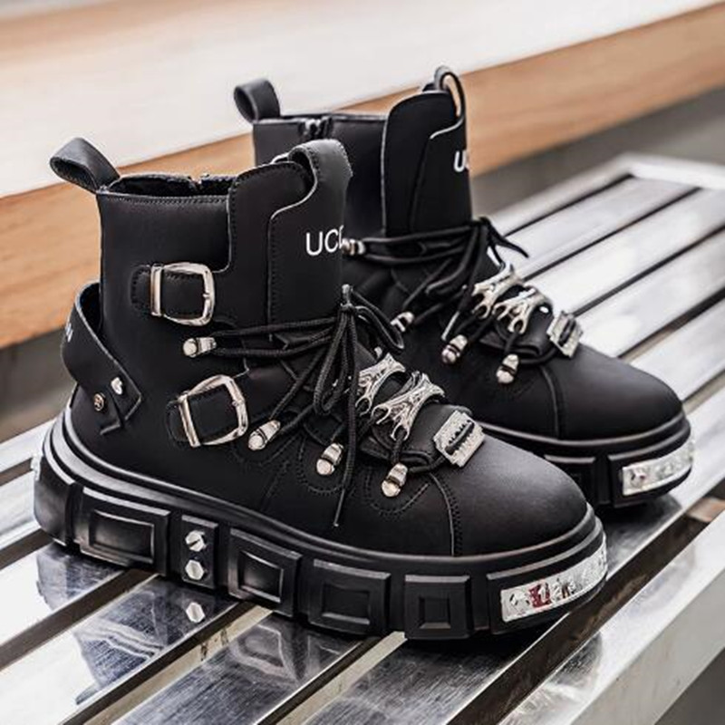 Fashion Rivet Black High top S - огляд і ціна Street Fashion Punk