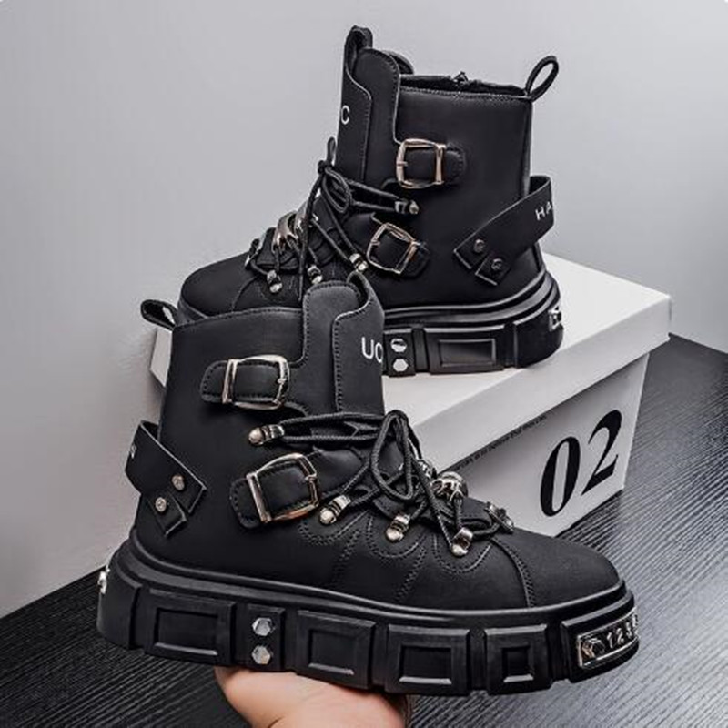 Fashion Rivet Black High top S - огляд і ціна Street Fashion Punk