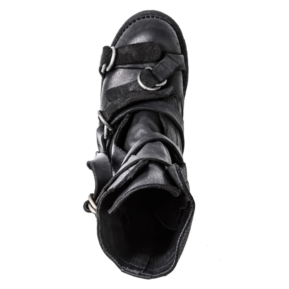 Men's Leather Motorcycle Boots - огляд і ціна Street Fashion Punk
